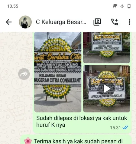 Pengiriman Papan Bunga Duka Batukaang Kintamani