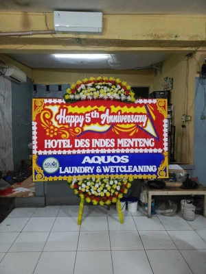 Papan Bunga di Batukaang Kintamani